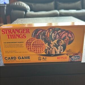 Hasbro Stranger Things Card Game - Yellow Box